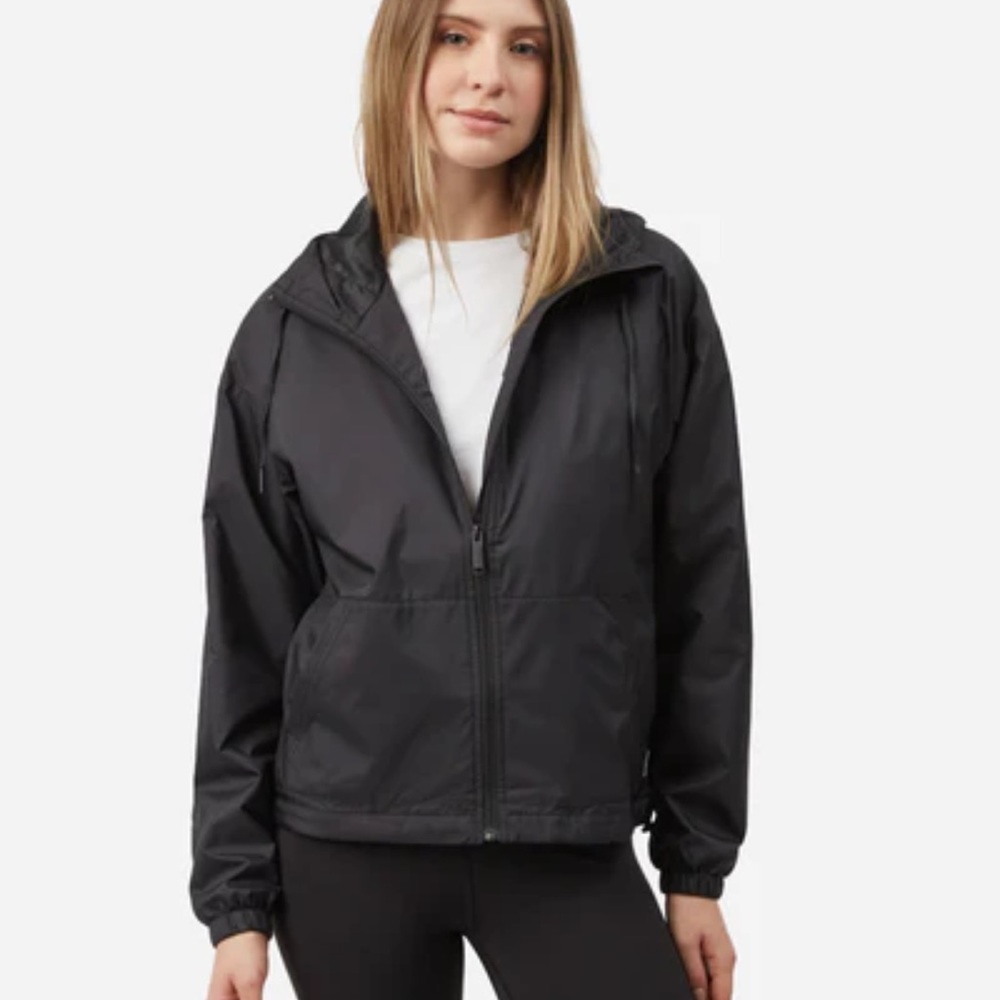 Brand new Tentree Cloud Shell Jacket, black, size: small